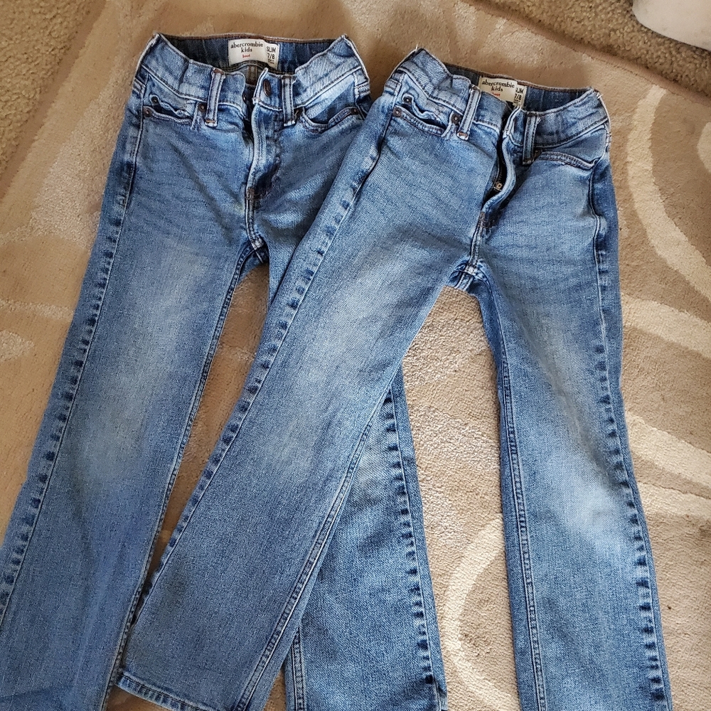 Boys 7/8 slim boot cut jeans slim